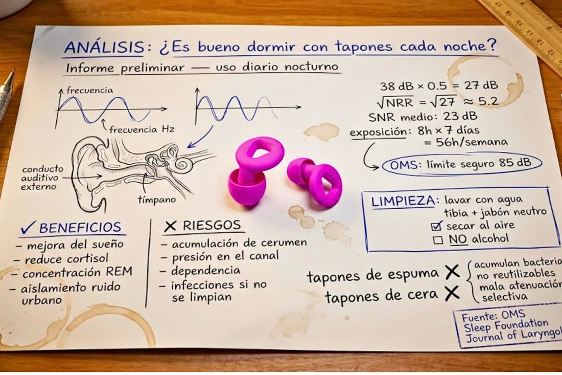 ¿Es malo usar tapones para dormir todos los días? La verdad científica tras el silencio