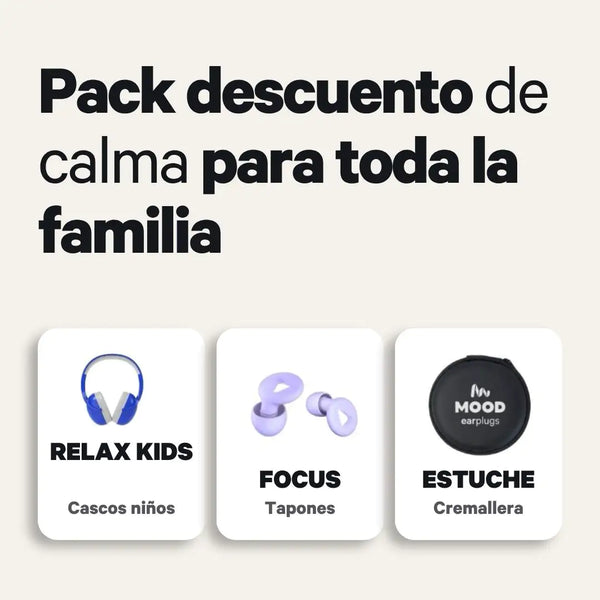 Pack Familia Consciente: Mood Focus + Relax Kids + estuche