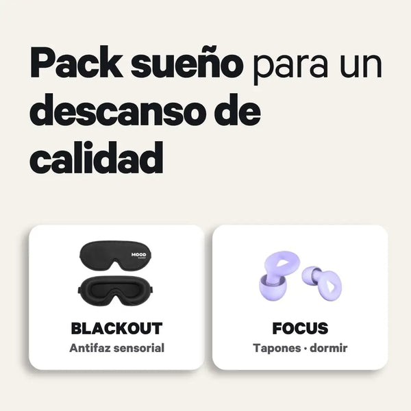 Pack Sueño: Mood Focus + antifaz Blackout