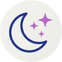 Icono de descanso nocturno para representar la reducción de ruido al dormir con nuestros tapones