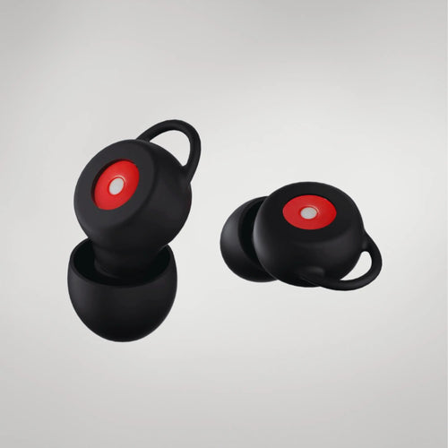 tapones auditivos para dj de color negro y filtro de alta fidelidad 